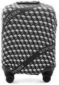 Akcesoria turystyczne - Wittchen 56-30-031-00 Pokrowiec na walizkę małą czarno - biały - miniaturka - grafika 1