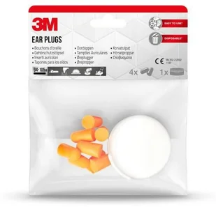 3M ZATYCZKI do uszu 1100C4, 4pary - Akcesoria BHP - miniaturka - grafika 2