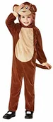 Stroje karnawałowe - SMIFFYS AFFE kostium dla małych dzieci unisex karnawał kostium zwierzęcy kombinezon Monkey - miniaturka - grafika 1