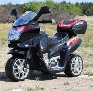 Super-Toys s Nowy motor,motorek B/ ST-C051 GB-C051-SREBRNY - Pojazdy elektryczne dla dzieci - miniaturka - grafika 13