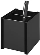 Długopisy - Wedo 636001 stifteb utler Black pakietu Office, ze szkła akrylowego, 2 komory, gumowe nóżki 10 X 8, 3 X 9, 6 cm, w pudełku prezentowym, czarna 636001 - miniaturka - grafika 1