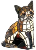 Lampy pozostałe - Lumilamp LumiLamp 5LL-776 lampa stojąca oświetlenie figurka Kot stylu Tiffany bez źródeł światła ok. 24 X 20 cm 1 X E14 maks. 40 W - miniaturka - grafika 1