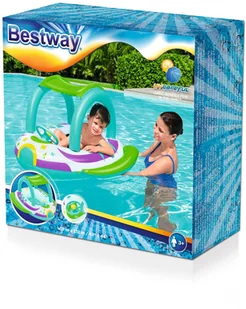 Bestway Dmuchana Łódka 107cm x 112cm Bestway 34149 LT-10724-0 - Materace dmuchane i koła do pływania - miniaturka - grafika 15