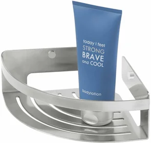 Tiger Narożny koszyk prysznicowy Caddy, srebrny, 1400430946 Coram - Koszyki łazienkowe - miniaturka - grafika 2