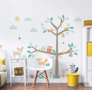 Walltastic Woodland Tree 44647 - Wyposażenie pokoiku dziecięcego - miniaturka - grafika 3