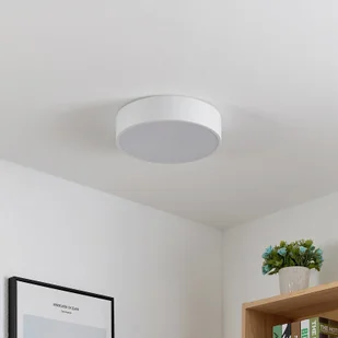 Lindby Simera lampa sufitowa LED 30cm, biała - Lampy sufitowe - miniaturka - grafika 2