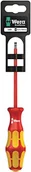 Śrubokręty - Wera kształt masywny Plus  Serie 100 VDE, kompaktowy śrubokręt szczelinowy 160 i z Laser Tip 05100003001 - miniaturka - grafika 1