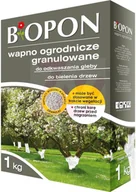 Preparaty na chwasty i szkodniki - Bros BIOPON wapno do bielenia drzew i odkwaszania gleby granulat 1kg - miniaturka - grafika 1