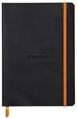 Pozostałe akcesoria dla plastyków - Rhodia Boutique A5 "w każdym kolorze" Dot rhodi arama notebook  czarny 117452C - miniaturka - grafika 1