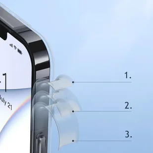 Baseus Frosted Glass Case etui pokrowiec do iPhone 13 Pro Max sztywna obudowa z żelową ramką czarny (ARWS000501) - Etui i futerały do telefonów - miniaturka - grafika 24