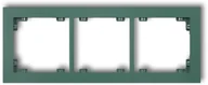 Klawisze i ramki - Karlik Deco szmaragdowy ramka 3-krotna 51DR-3 51DR-3 - miniaturka - grafika 1
