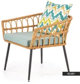 Fotele i krzesła ogrodowe - Halmar Fotel ogrodowy Rabost - miniaturka - grafika 1