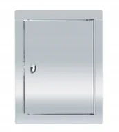 Akcesoria do wentylacji i klimatyzacji - Drzwiczki Rewizyjne Nierdzewne Zatrzask 20x25CM - miniaturka - grafika 1