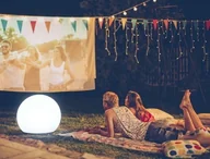 Lampy ogrodowe - Solar New Garden Lampa ogrodowa BULY 30 biała KH.12504 - miniaturka - grafika 1