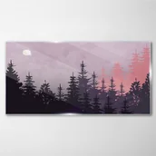 Obrazy i zdjęcia - PL Coloray Obraz na Szkle las niebo księżyc 100x50cm - miniaturka - grafika 1