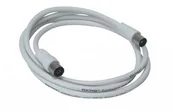 Kable - Axing BAK 999  96 przewód przyłączeniowy IEC-wtyczka kątowa, 10 m Biały BAK 999-96 - miniaturka - grafika 1