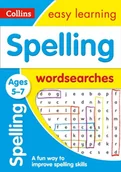 Obcojęzyczne książki dla dzieci i młodzieży - Collins Easy Learning Spelling Word Searches Ages 5-7 - miniaturka - grafika 1