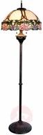 Lampy stojące - Clayre & Eef Bajkowa lampa stojąca Emily, styl Tiffany - miniaturka - grafika 1