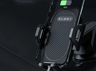 Alogy Uchwyt samochodowy 3w1 Alogy na szybę do kratki na deskę rozdzielczą Czarny 10224X1 - Uchwyty samochodowe do telefonów Alogy Uchwyt samochodowy 3w1 Alogy na szybę do kratki na deskę rozdzielczą Czarny 10224X1 - Uchwyty samochodowe do telefonów - miniaturka - grafika 9