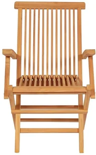 vidaXL 5-cz. zestaw mebli ogrodowych, lite drewno tekowe 3059595 - Meble ogrodowe - miniaturka - grafika 10