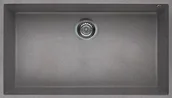 Zlewozmywaki - Elleci QUADRA 130 BSO cemento G48 GRANITEK (LGQ13048BSO) - miniaturka - grafika 1