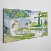 Obrazy i zdjęcia - PL Coloray Obraz na Płótnie Kąpiących się Paul Cézanne 120x60cm - miniaturka - grafika 1