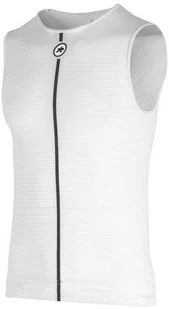 ASSOS ASSOS Koszulka termoaktywna NS SKIN SUMMER SKIN LAYER Holy White - Koszulki rowerowe - miniaturka - grafika 4