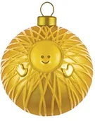 Ozdoby bożonarodzeniowe - Alessi amj13 1 GD choinka bożonarodzeniowa kula, szklany, złoty, 9 x 9 x 9 cm AMJ13 1 GD - miniaturka - grafika 1