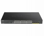 Switche - D-Link Przełącznik DGS-1250-28XMP Smart 24xGE PoE 370W 4xSFP+ - miniaturka - grafika 1