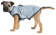 Ubranka dla psów - Border & Charle's Border & charle 's płaszcz w pełni odblaskowe Charlie dla psów Szary T5 rozmiar XS - miniaturka - grafika 1