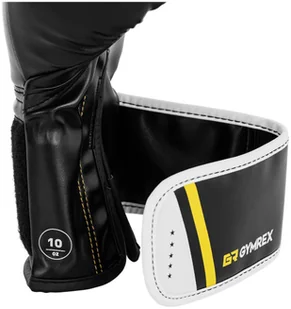Gymrex Rękawice bokserskie - 10 oz - czarne - Rękawice bokserskie - miniaturka - grafika 3