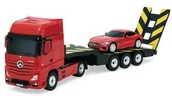 Zabawki zdalnie sterowane - Brimarex Samochód R/C Mercedes Actros z bat - miniaturka - grafika 1