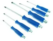 Śrubokręty - Besttool ŚRUBOKRĘTY WKRĘTAKI DO POBIJANIA ZESTAW 3 PŁASKIE 3 KRZYŻAKOWE 712377 - miniaturka - grafika 1