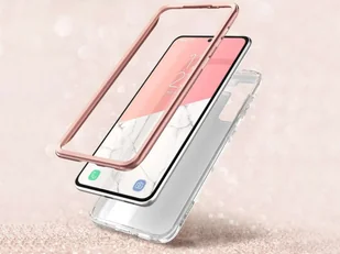 Supcase Etui Cosmo do Samsung Galaxy S21 Marble Pink 9186X7 - Etui i futerały do telefonów - miniaturka - grafika 2