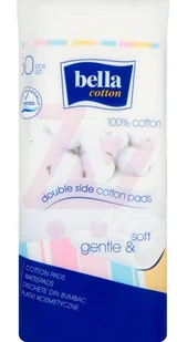 Bella Płatki kosmetyczne kwadratowe Cotton 50szt. - Waciki, płatki i patyczki kosmetyczne - miniaturka - grafika 2