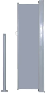 vidaXL Zwijana markiza boczna, 120 x 300 cm, szara - Markizy - miniaturka - grafika 5