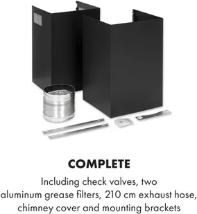 Klarstein CGCH5-Sabrina-90BK - Okapy kuchenne - miniaturka - grafika 2