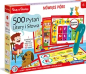 Zabawki kreatywne - Clementoni Mówiące pióro 500 pytań Litery i słowa 50655 p6 - miniaturka - grafika 1