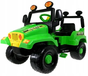 Polski Samochód Terenowy Jeep Na Pedały +przyczepa - Jeździki dla dzieci - miniaturka - grafika 11