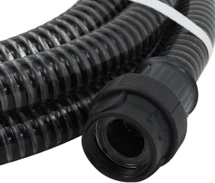 VidaXL Lumarko Wąż ssący ze złączami z PVC, 7 m, 22 mm, czarny 151077 VidaXL - Inne akcesoria do nawadniania - miniaturka - grafika 6