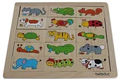Układanki dla dzieci - Hape beleduc beleduc 11006 Match i Mix zwierząt, puzzle - miniaturka - grafika 1