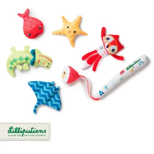 Lilliputiens LILLIPUTIENS Zestaw do wędkowania w kąpieli Lisiczka Alice 12 m+ - Zabawki do kąpieli - miniaturka - grafika 6