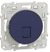 Kostki, złączki, wtyczki - Schneider Electric S550471 Odace, wtyczka RJ45, klasa 1 (telefon) kat. 5 UTP, śruby S550471 - miniaturka - grafika 1