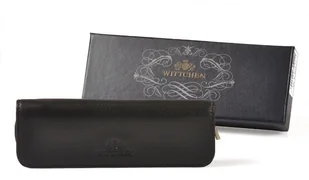 Wittchen Etui na długopisy 02-2-001 ciemny brąz 02-2-001-4 - Etui na długopisy i pióra - miniaturka - grafika 5