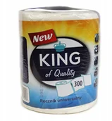 Ręczniki papierowe - Ręcznik Papierowy Kuchenny King 300 Listków Jumbo - miniaturka - grafika 1