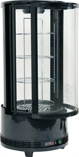 YATO Witryna chłodnicza do ciast 73l czarna YATO nowość YG-05090 - Szafy i witryny chłodnicze YATO Witryna chłodnicza do ciast 73l czarna YATO nowość YG-05090 - Szafy i witryny chłodnicze - miniaturka - grafika 3