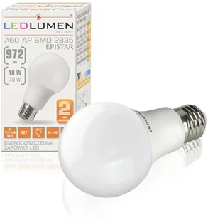 LEDlumen Żarówka LED CCD WW A60-AP, E27, 10 W, barwa biała ciepła - Żarówki LED - miniaturka - grafika 6