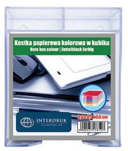 Inter-druk Kostka kolorowa nieklejona w kubiku - Przybory szkolne - miniaturka - grafika 2