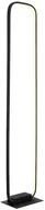 Lampy stojące - Globo Lighting Stojąca LAMPA podłogowa SILLA 67262SB metalowa do salonu LED 24W 3000K ramka czarna 67262SB - miniaturka - grafika 1