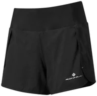 Spodnie sportowe damskie - RONHILL RONHILL Spodenki biegowe damskie TECH REVIVE SHORT czarne - miniaturka - grafika 1